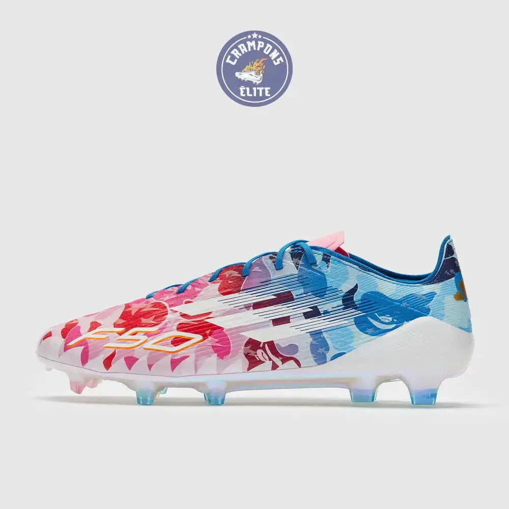 F50 x Bape Languette FG - Rose/Bleu