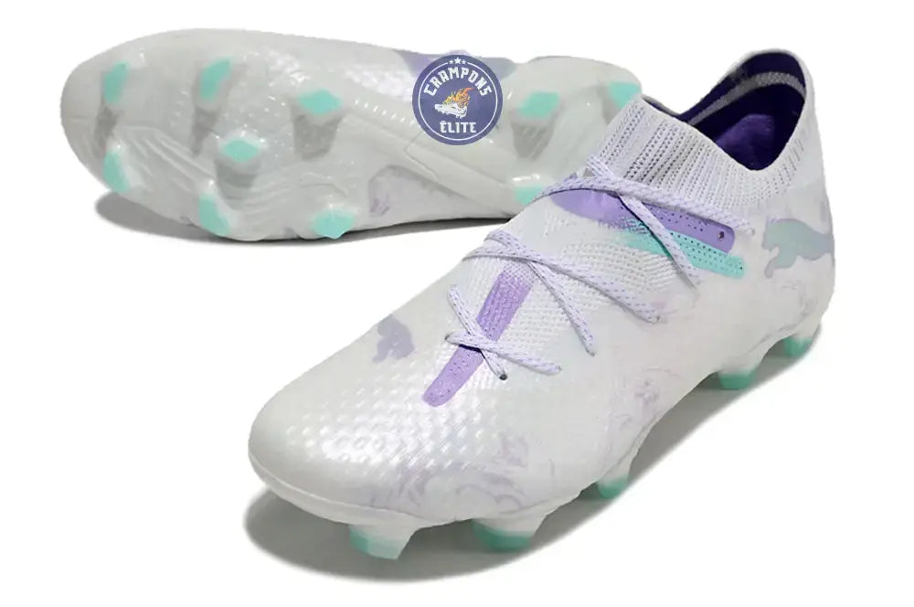 Future 7 Ultimate FG/AG Brilliance - Blanc/Noir/Spring Lavender ÉDITION LIMITÉE