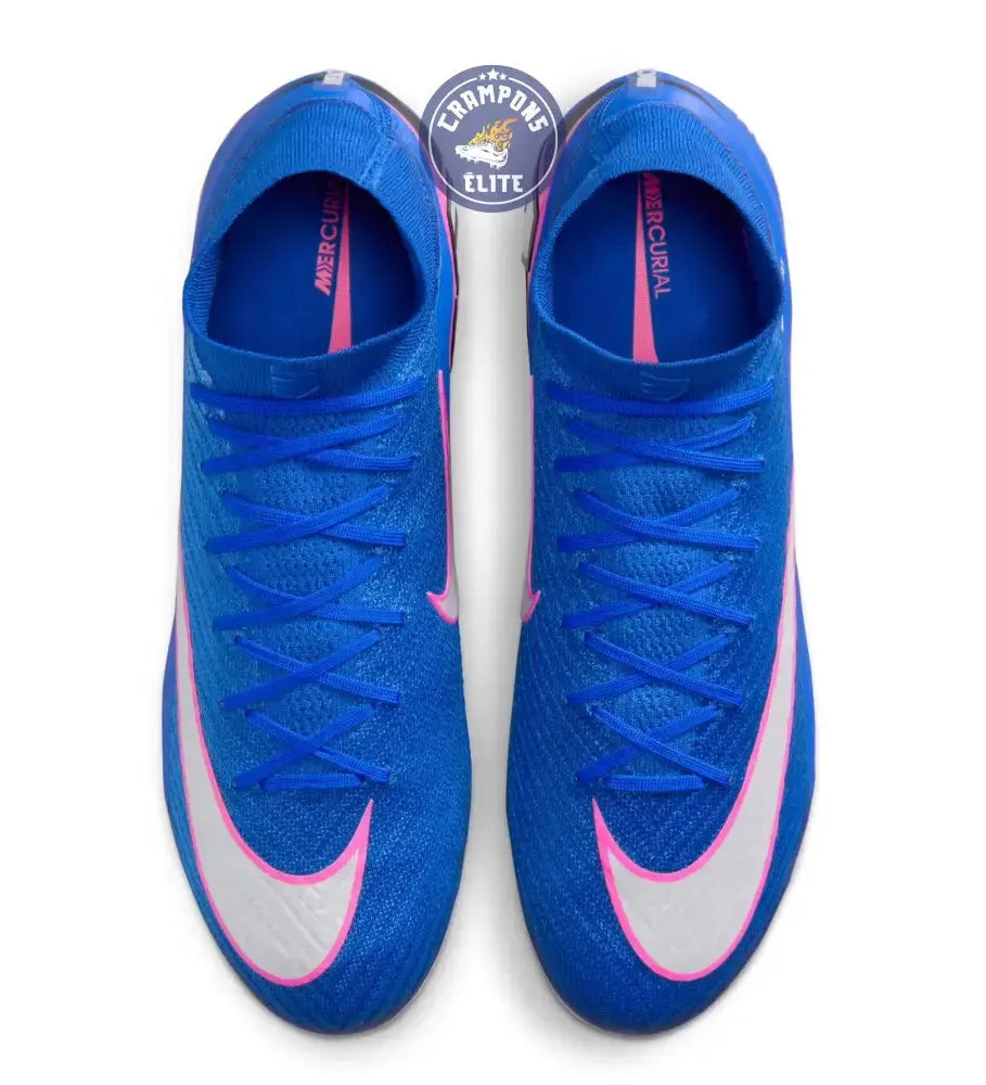 MERCURIAL SUPERFLY 10 ELITE FG - ATTACK PACK - BLEU/ARGENT/ROSE