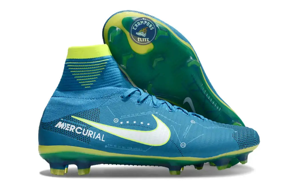Image of Mercurial Superfly 5 FG Neymar Bleu/Jaune