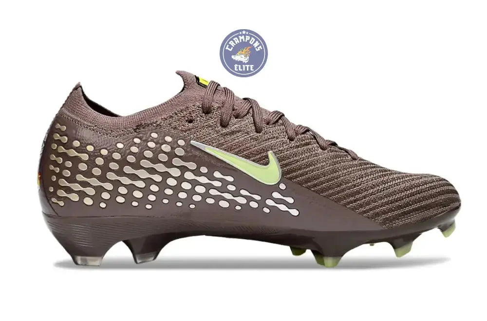 Image of MERCURIAL VAPOR 16 ELITE FG MBAPPE PERSONAL EDITION - MARRON/VERT/ARGENTÉ