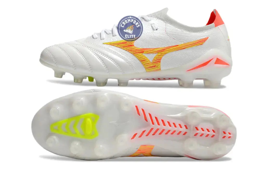 Morelia Neo 4 Elite FG/AG - Blanc/Rouge/Jaune