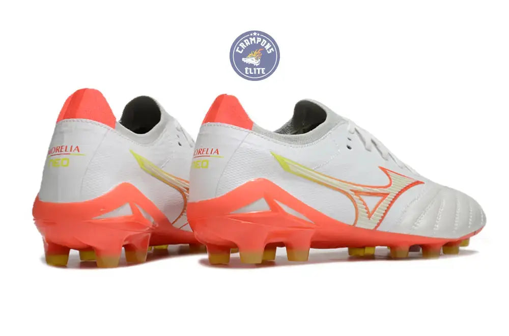 Image of Morelia Neo 4 Elite FG/AG - Blanche/Orange/Jaune