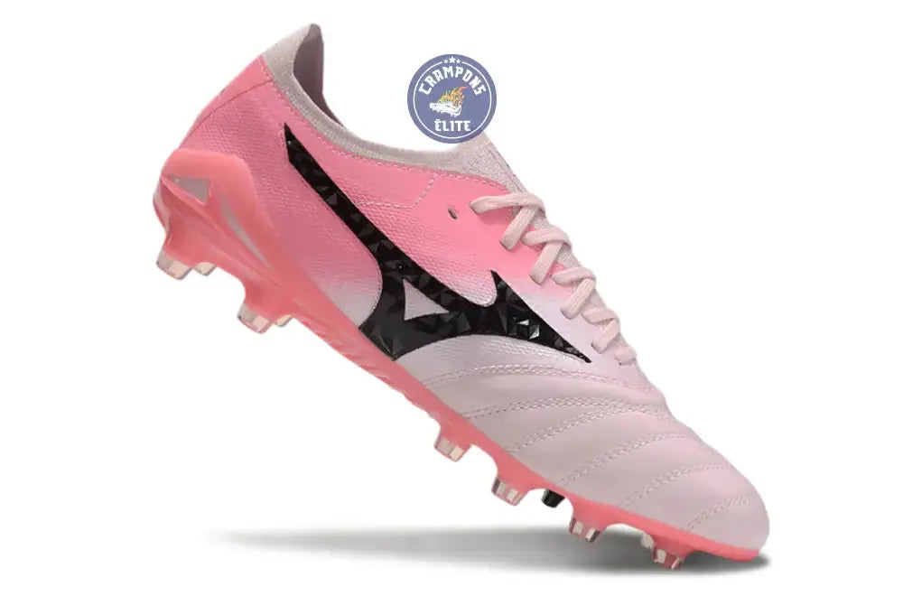 Morelia Neo 4 Elite FG/AG - Blanche/Rose/Noir