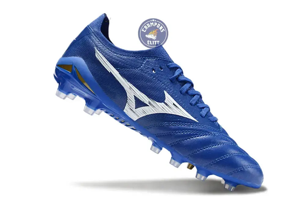 Image of Morelia Neo 4 Elite FG/AG - Bleu/Blanc/Doré