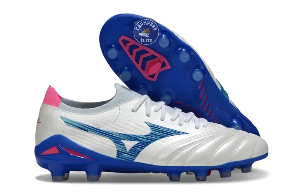 Image of MORELIA NEO IV BETA FG URBAN ELECTRIC - BLANC/TURQUOISE/ROSE