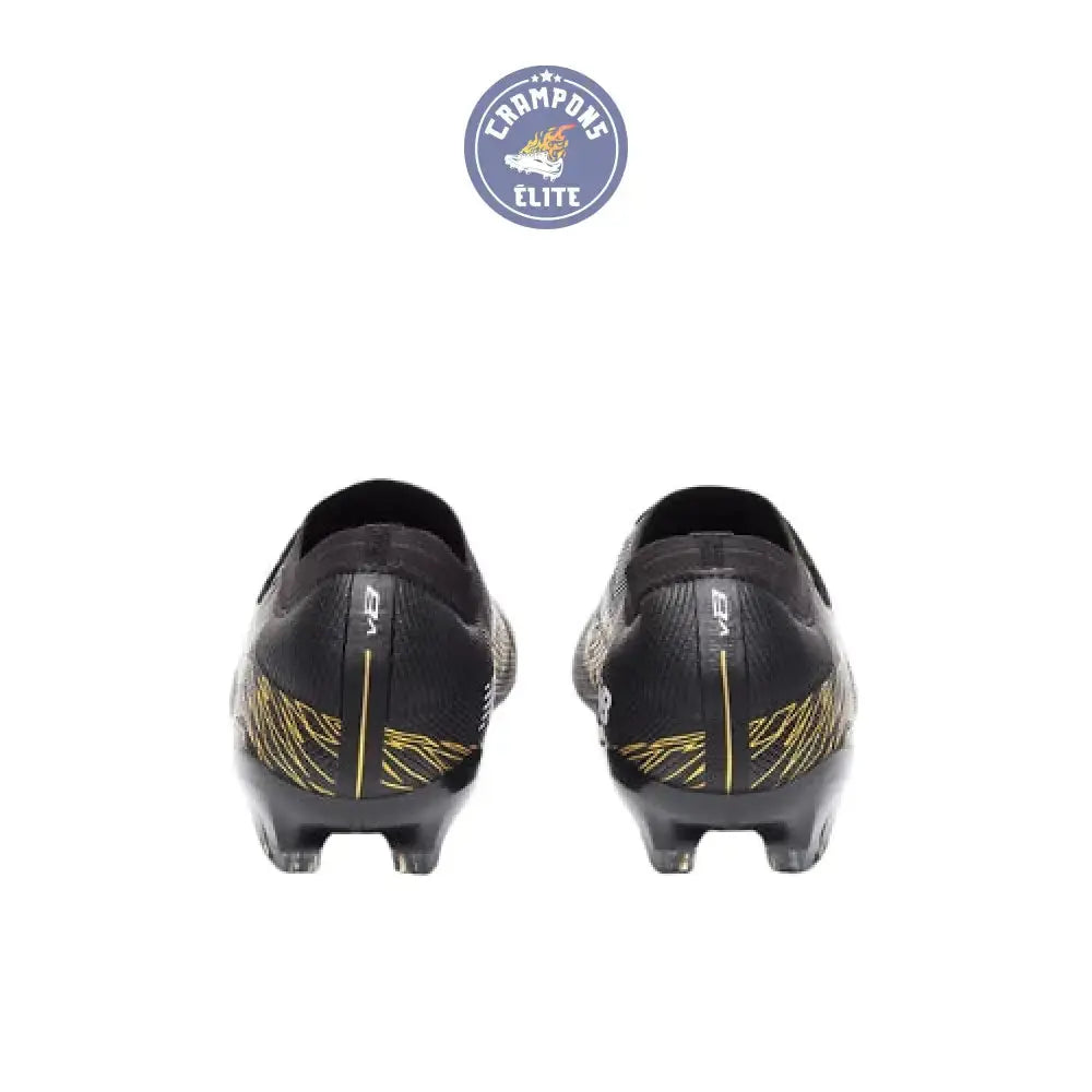 Image of New Balance FURON ELITE V8 FG - Noir/Or Métallique/Blanc