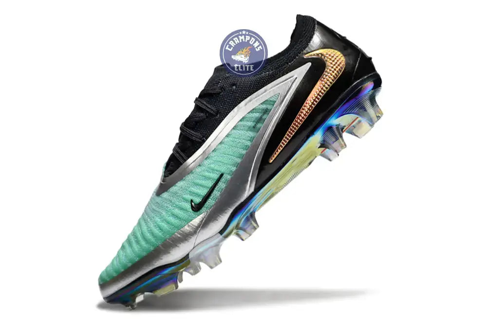 Phantom 6 Elite Low Cut FG - Turquoise/Chrome/Noir ÉDITION LIMITÉE