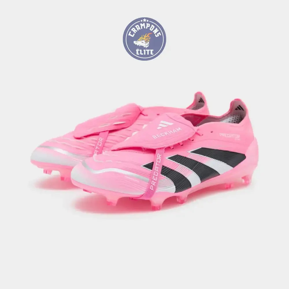 Predator 25 Elite Fold-over Tongue FG Beckham - Rose/Bleu/Noir/Argent