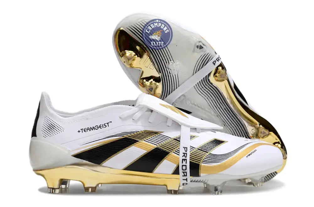 Image of Predator 25 Elite Fold-over Tongue FG + Teamgeist Blanc OR