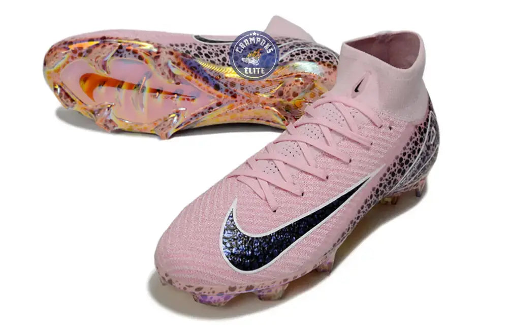 Superfly 10 Nike By You FG - Rose Motif Noir