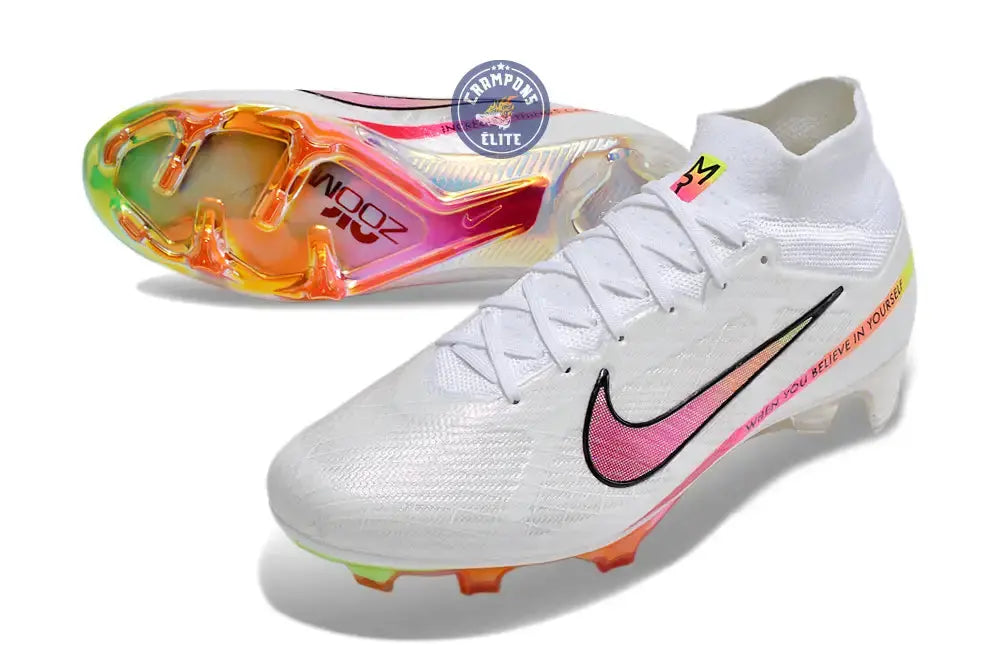 Superfly 9 Elite FG x Marcus Rashford Blanc/Rose