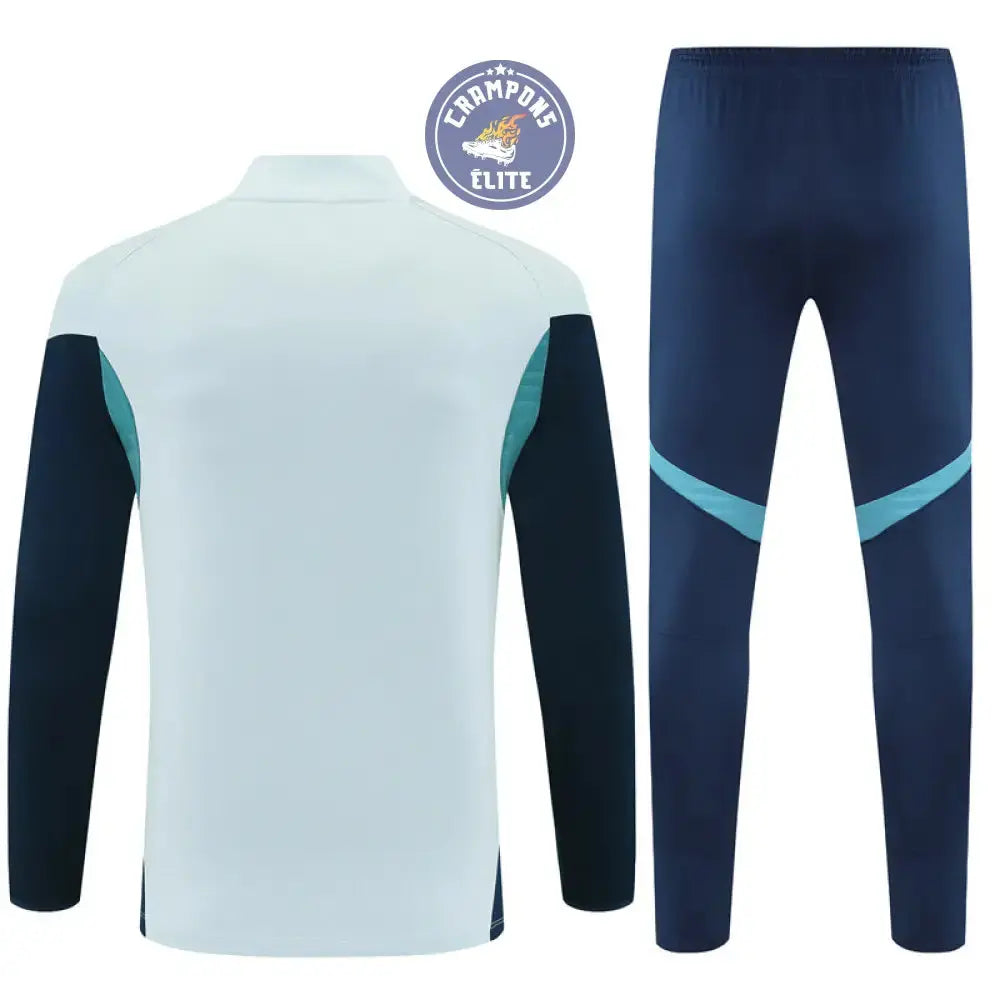 Survêtement d’entraînement demi-zip - Arsenal 2025/2026 - Bleu Turquoise/Bleu/Bleu Ciel