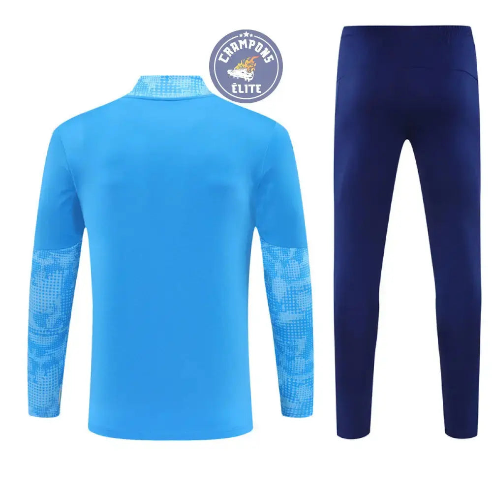 Image of Survêtement d’entraînement demi-zip - Manchester City 2025/2026 - Bleu/Bleu Ciel