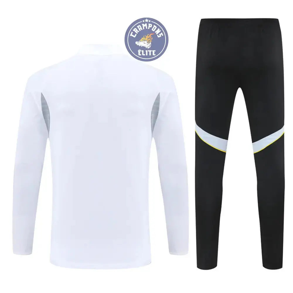 Image of Survêtement d’entraînement demi-zip - Real Madrid 2025/2026 - Blanc/Noir/Gris/Jaune