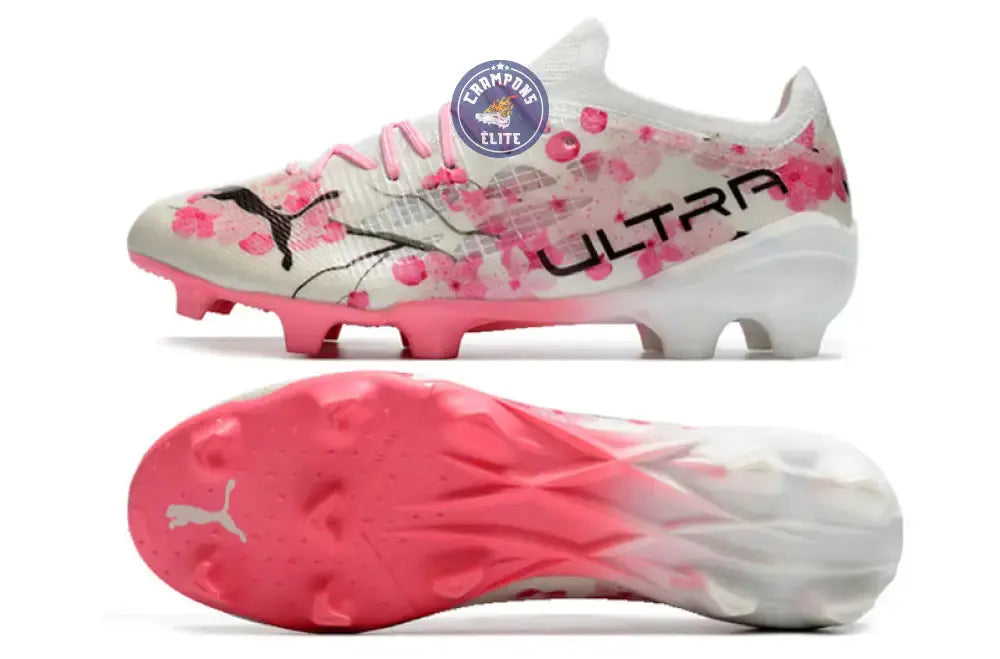 Image of X Unisport Ultra 1.4 FG/AG Sakura - Vit/Svart/Rosa LIMITED EDITION